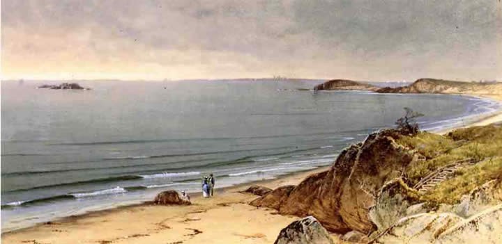 Alfred Thompson Bricher Indian Rock Narragansett Bay 2
